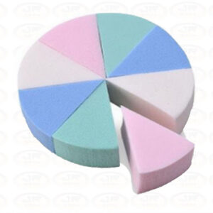 Kit Esponja Para Maquiagem Formato Triangulo C/ 8 Esponjas