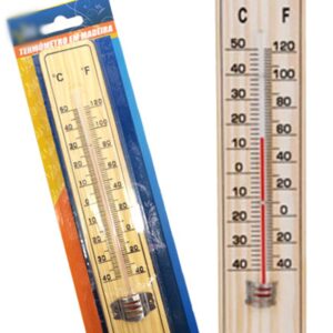 Termômetro De Ambiente Madeira temperatura Retrô