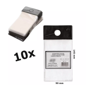 Kit 10 X Crachá De Condomínio Carro Veiculo Suporte
