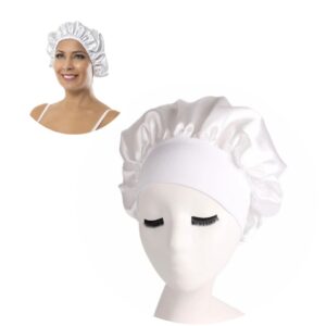 Touca De Cetim Luxo Tecido Soft Antifrizz Cabelo Dormir Premium