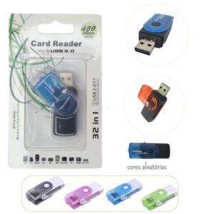 Mini Leitor Adaptador Usb Cartão 2.0 Micro Sd