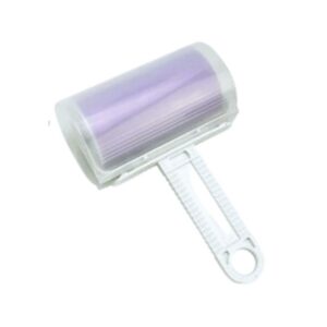 Rolo Adesivo Tira Pelos Lavável Reutilizável Roxo