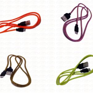 Cabo Micro Usb Macho X Usb Macho - Laranja