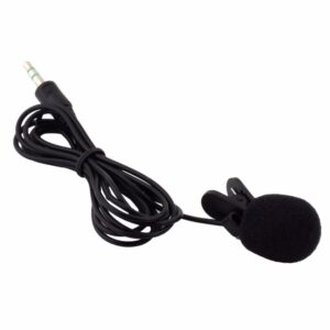 Mini Microfone De Lapela Plug P2 Stéreo Qualidade