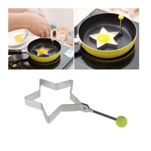 Modelador Fritar Ovos Inox Molde Personalizado Estrela