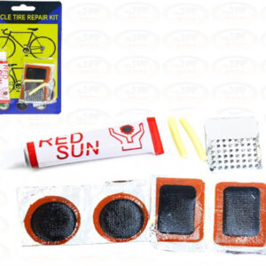 Kit Reparo Pneu Bike Bicicleta 4 Peças Remendo + Cola