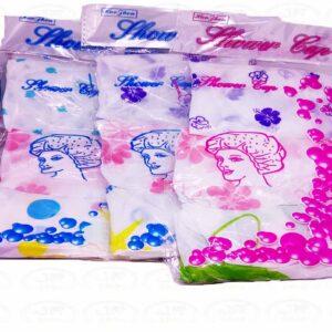 Kit Com 3 Touca Plástica Banho Cabelo Desenhada