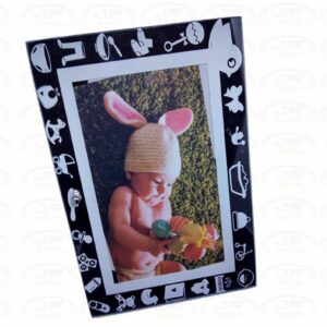 Porta Retrato Vidro Namorados Bebê Presente 10x15