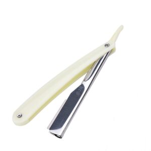 Navalhete Inox Para Barbear Profissional - Creme