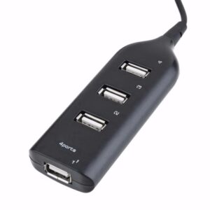 Hub 4 Portas Usb 2.0 Pendrive Mouse Teclado 4 Em 1 480 Mbps