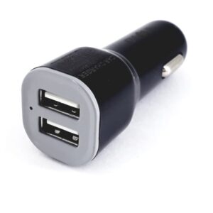 Carregador Veícular Duplo Usb 12v 24v - 3000ma 5v 2a - Preto