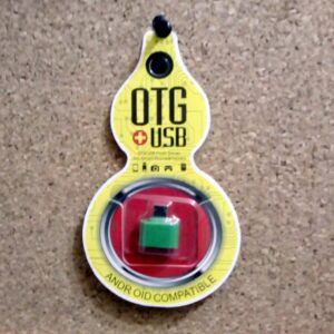 Adaptador Usb X Mini Usb Tablet Celular Otg Verde