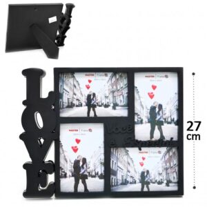 Porta Retrato 15cm×10cm Plástico - LOVE MULTI FOTOS PRESENTE