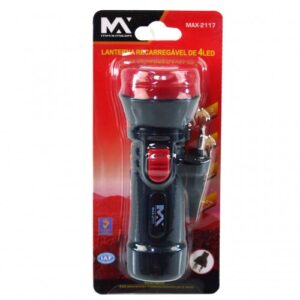 Lanterna Recarregável 4 Leds - Bivolt