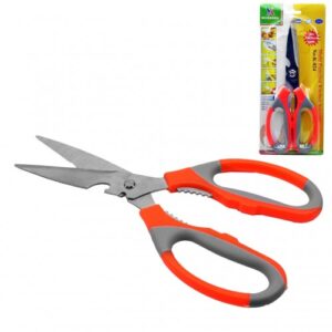 Tesoura De Cozinha 21,5 Cm 9'' Com Laminas Aço Inoxidável