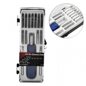 KIT CHAVE INTERCAMBIÁVEIS C/MALETA (16PCS)
