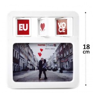 Porta Retrato 15cm×10cm Plástico - LOVE