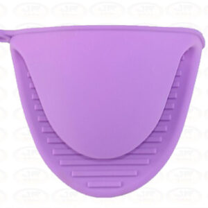 Luva Pegador De Silicone Térmico Cozinha Forno Resistente - Roxo