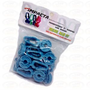 Pregador De Roupas Plastico Sem Molas 12 peças