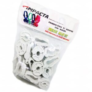 Pregador De Roupas Plastico Sem Molas 12 peças - Original