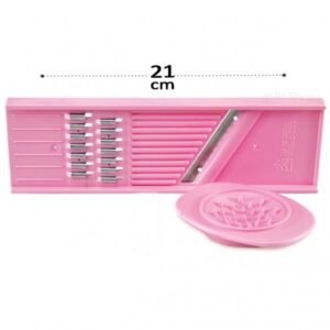 Cortador E Ralador Para Legumes Batata chips - ROSA