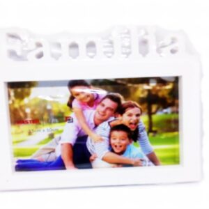 Porta Retrato 15cm×10cm Plástico - Família Branco