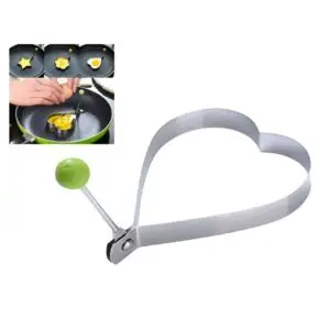 Modelador Fritar Ovos Inox Molde Bares Restaurantes Cozinha Coração