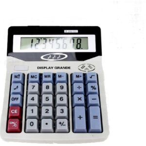 Calculadora Grande Eletrônica 8 Dígitos De Mesa Retrô