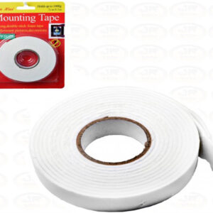 Fita Dupla Face Fixa 18mm X 2 Metros Espuma Alta Aderência