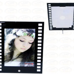 Porta Retrato 10x15 Moldura De Vidro Vertical Rolo de Filme