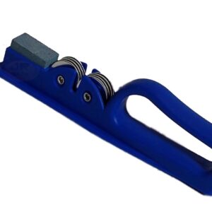 Afiador Amolador De Facas Tesouras Canivetes Laminas Geral - Azul Escuro