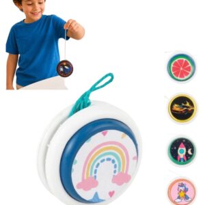 Ioiô Infantil de Plástico com Cordão – Estampas Divertidas- Unidade