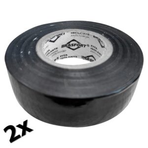 Kit 2x Fita Isolante 10 metros X 19mm Preta Antichama