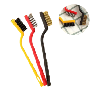 Kit Escova de Aço com 3 Peças Multiuso