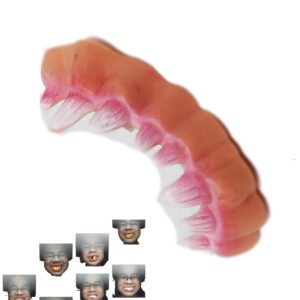 Dente Falso Halloween Silicone Para Adulto #6