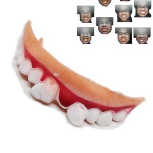 Dente Falso Halloween Silicone Para Adulto #7