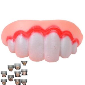 Dente Falso Halloween Silicone Para Adulto #14