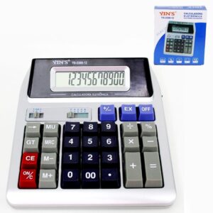 Calculadora Eletrônica de Mesa Maxi Funções Visor Duplo 12 Digitos