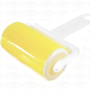 Rolo Adesivo Tira Pelos Lavável Reutilizável  AMARELO