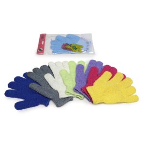 Luvas Esfoliantes Para Banho C/2 unidades Par – Laranja