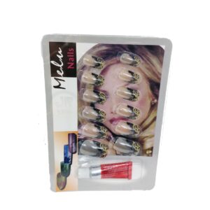 Unhas Postiças  Decorada Modelo #02 (acompanha cola)