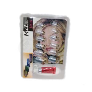 Unhas Postiças  Decorada Modelo #03 (acompanha cola)