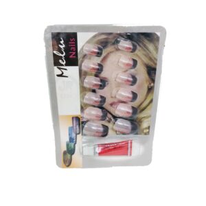 Unhas Postiças  Decorada Modelo #06  (acompanha cola)