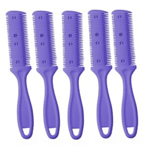 Kit 5x Pente Navalha Aparador Repicador Lâmina P/ Cabelo