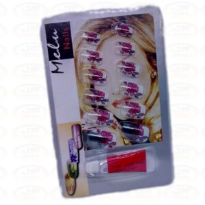 Unhas Postiças  Decorada Modelo #09  (acompanha cola)