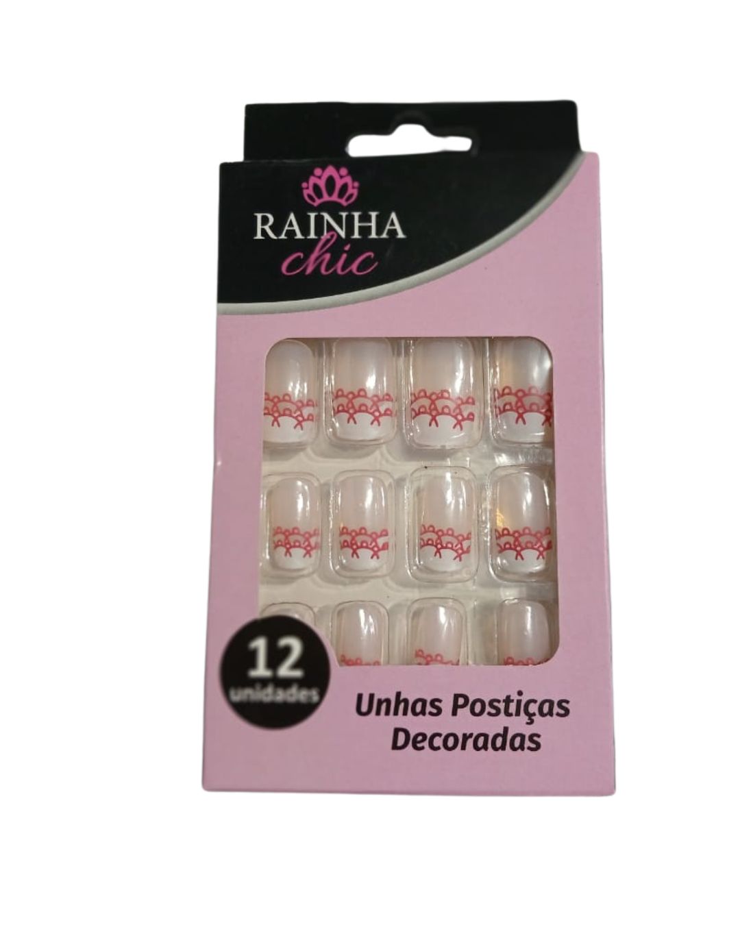 Sku 445 Unhas Postiças Decoradas #04