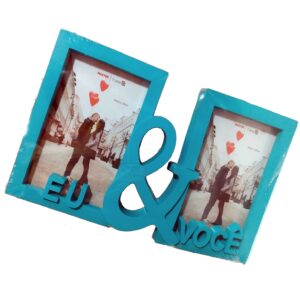 Porta Retrato Verde 2 Fts 10x15 "EU & VOCÊ" Namorados