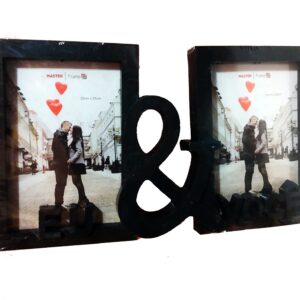 Porta Retrato Preto 2 Fts 10x15 "EU & VOCÊ" Namorados