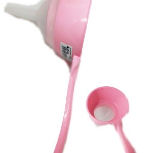 Peneira Coador com Cabo e Funil Acoplado - Rosa