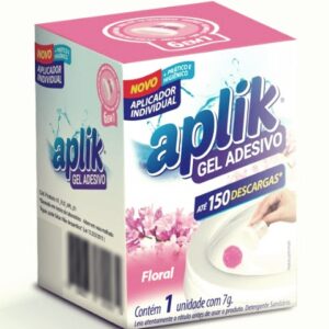 Gel Adesivo Sanitário c/ Aplicador Individual -Detergente Sanitário Floral